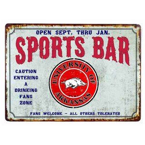 Set of 4 Fridge Magnets University of Arkansas Razorbacks